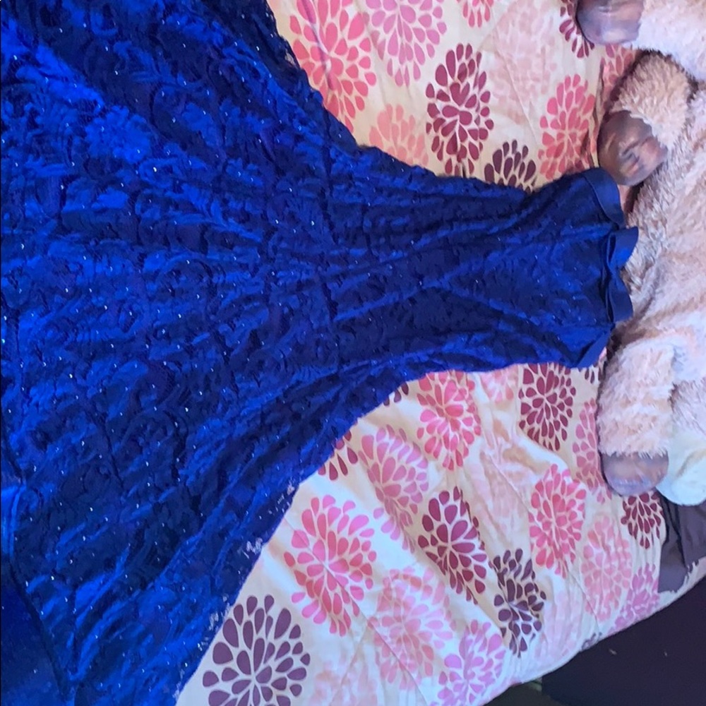 Royal Blue Mermaid Prom Dress